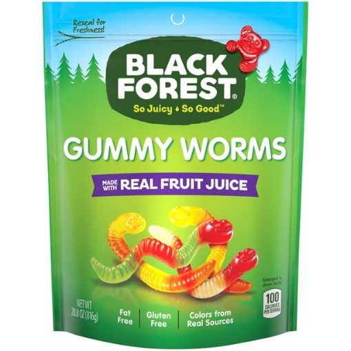 Picture of Kẹo dẻo những chú sâu black forest gummy worms, 28.8 oz