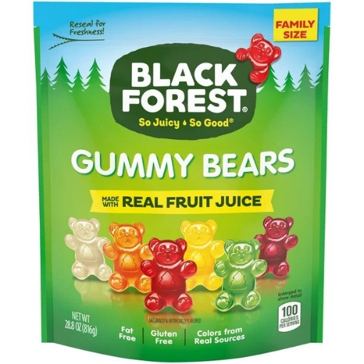 Picture of Kẹo dẻo những chú gấu black forest gummy bears, 28.8 oz