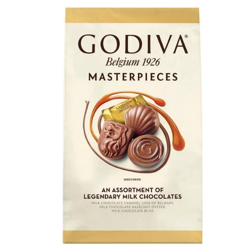 Picture of Kẹo sô cô la godiva masterpieces assortment of legendary milk, 14.9 oz