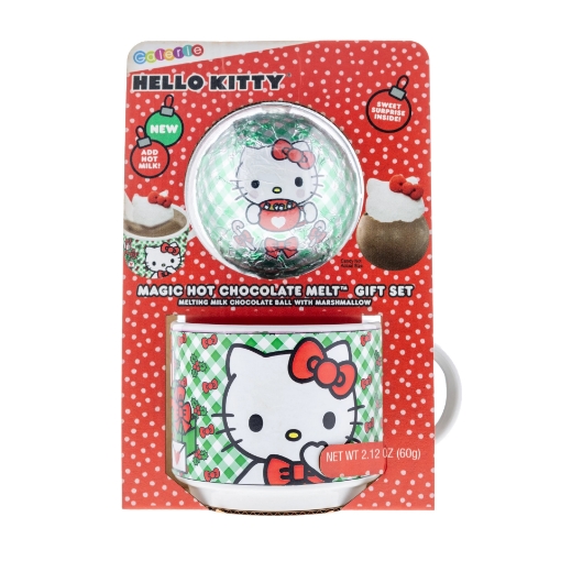 Picture of Quà tặng hello kitty sô cô la sữa nóng và 1 cốc sứ galerie's hello kitty magic melt gift set, mug, marshmallow & melting milk chocolate