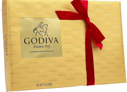 Picture of Kẹo sô cô la đủ vị godiva holiday assorted chocolate creations gift box, (1 pack) 11.3oz ~ 320g