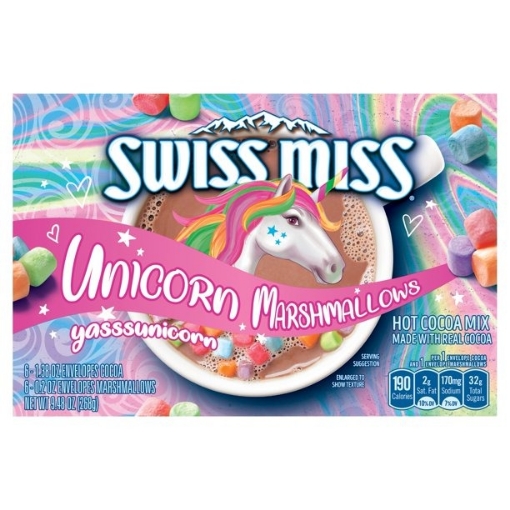 Picture of Hỗn hợp ca cao nóng - kẹo dẻo kì lân swiss miss unicorn marshmallow hot cocoa mix