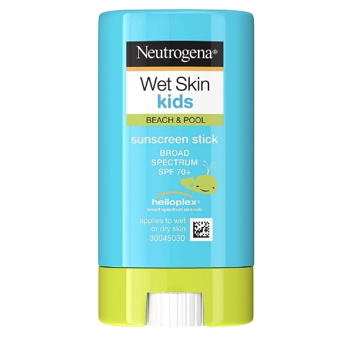 Picture of Lăn chống năng dành cho trẻ em neutrogena wet skin kids water resistants sunscreen stick, kids sunscreen for face & body, broad spectrum spf 70 uva/ uvb