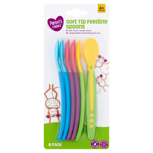 Picture of Bộ thìa mềm Đồ dùng cho Bé perent's choice soft tip feeding spoons