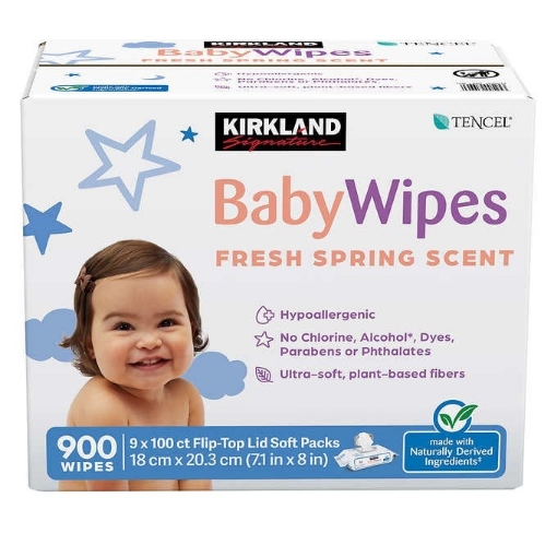 Picture of Khăn lau cho bé có hương thơm kirkland signature scented baby wipes