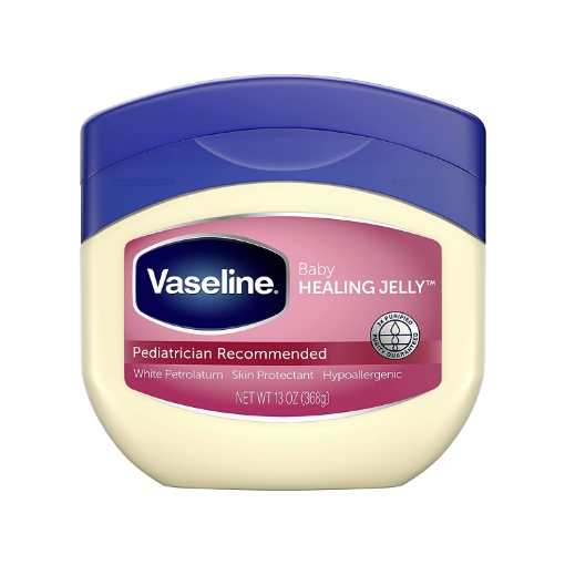 Picture of Sáp dưỡng điều trị da khô và ngăn ngừa da bị hăm do hăm tã bảo vệ & tinh khiết không gây dị ứng và nhẹ nhàng trên da vaseline baby healing jelly, 13 oz