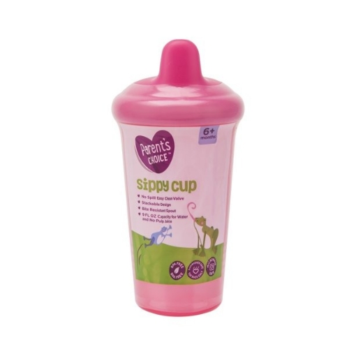 Picture of Bình uống nước cho bé perent's choice sippy cup, pink