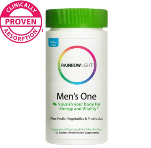 Picture of Vitamin tổng hợp dành cho nam giới rainbow light 150 viên - rainbow light multivitamin for men 150 tablets