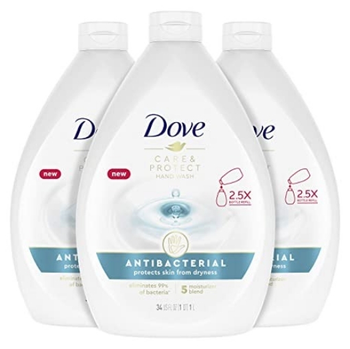 Picture of Sữa rửa tay dove hand wash, antibacterial protects skin from dryness, 3 pack