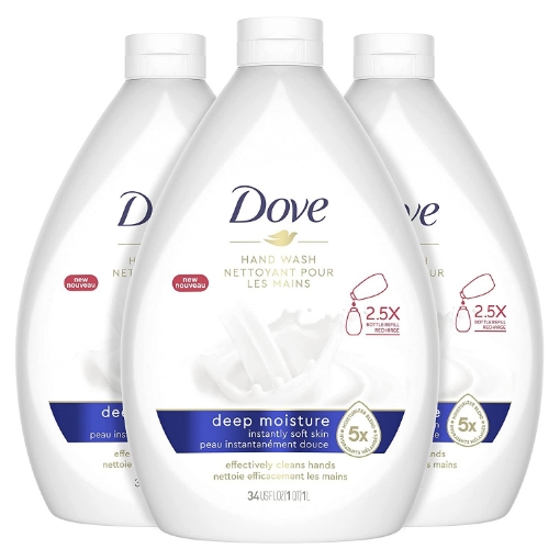 Picture of Sữa rửa tay dove hand wash, deep moisture, 3 pack