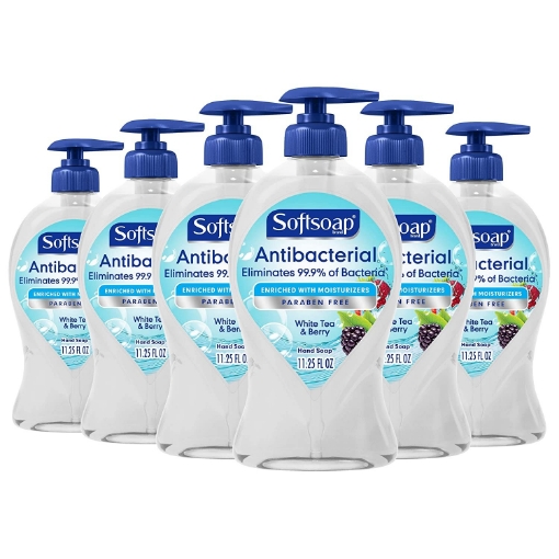 Picture of Set nước rửa tay softsoap antibacterial liquid hand soap, white tea and berry fusion