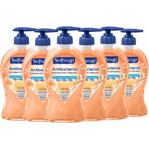 Picture of Set nước rửa tay softsoap antibacterial liquid hand soap, crisp clean