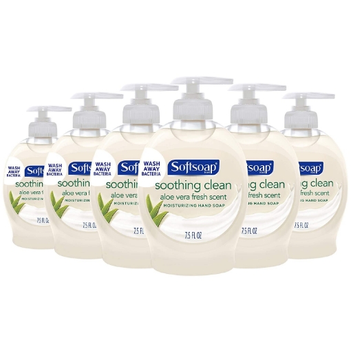 Picture of Set nước rửa tay softsoap moisturizing liquid hand soap, somthing clean aloe vera