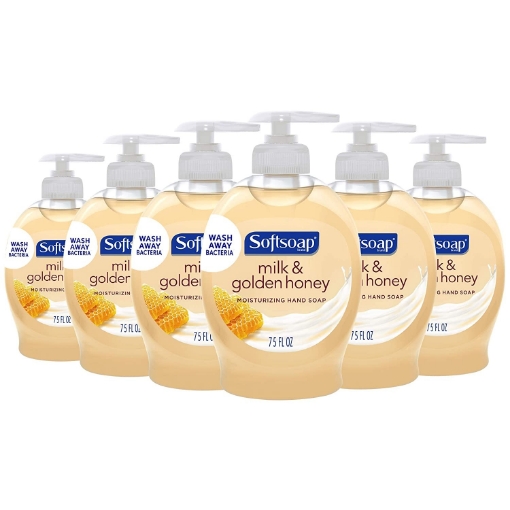 Picture of Set nước rửa tay softsoap moisturizing liquid hand soap, milk and honey