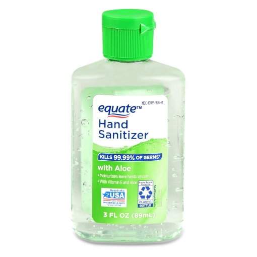 Picture of Nước rửa tay khô lô hội dưỡng ẩm equate hand sanitizer with aloe, 89ml