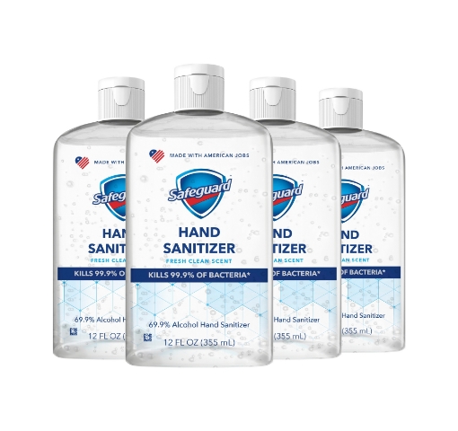 Picture of Set nước rửa tay khô safeguard hand sanitizer, fresh clean scent, contains alcohol
