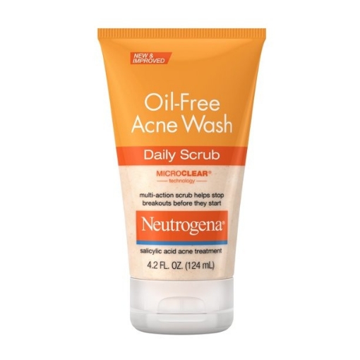 Picture of Sữa rửa mặt ngăn ngừa mụn neutrogena oil-free acne face scrub with 2% salicylic acid
