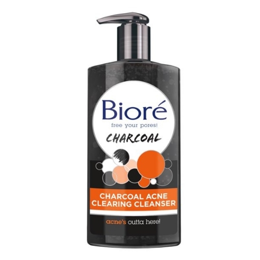Picture of Sữa rửa mặt trị mụn bioré charcoal facial cleanser, normal to oily skin