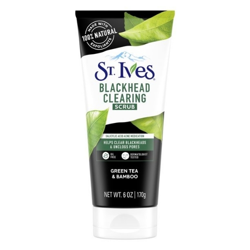 Picture of Tẩy tế bào chết dành cho da mặt hương trà xanh st. ives blackhead clearing green tea & bambo face scrub