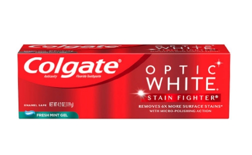 Picture of Kem đánh trắng răng colgate stain fighter teeth whitening toothpaste fresh mint gel