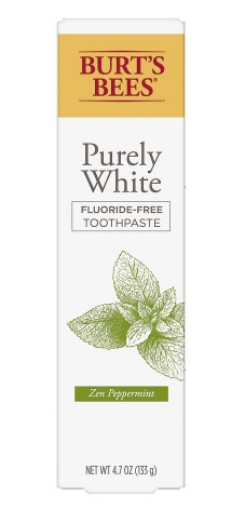 Picture of Kem đánh răng không chứa florua burt's bees toothpaste fluoride-free, purely white