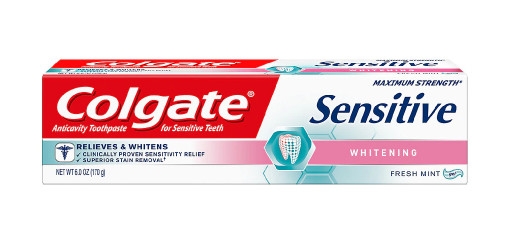 Picture of Kem đánh trắng răng colgate sensitive maximum strength whitening toothpaste