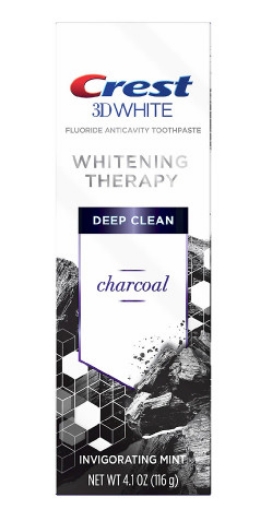 Picture of Kem đánh răng làm sạch sâu crest 3d white whitening therapy charcoal deep clean fluoride toothpaste