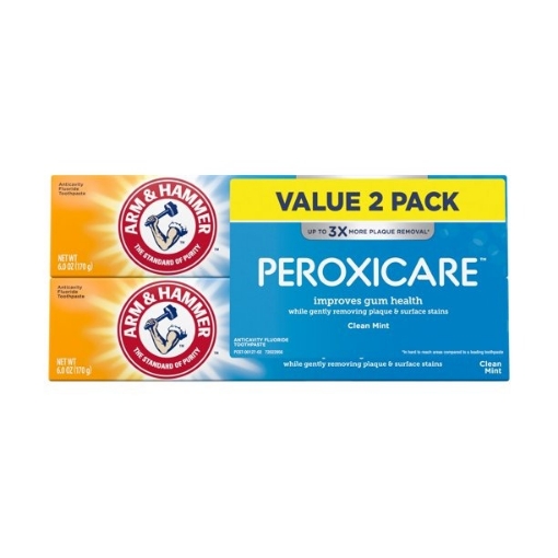 Picture of Kem đánh răng sạch sâu arm & hammer peroxicare deep clean toothpaste, twin pack