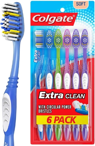 Picture of Bàn chải đánh răng colgate extra clean toothbrush, full head, soft