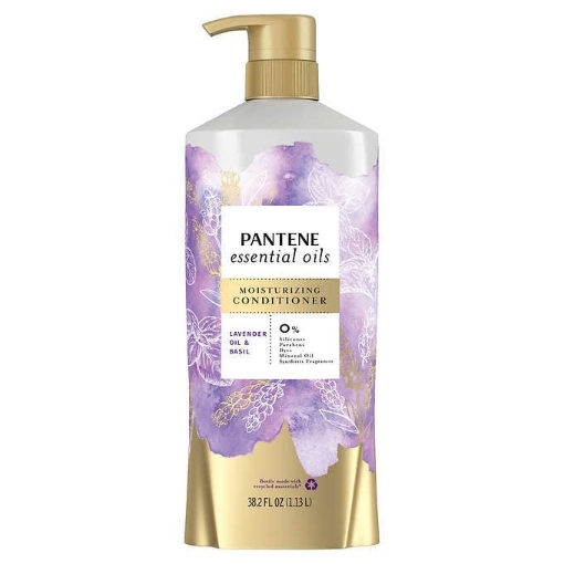 Picture of Kem xã pantene essential oils moisturizing shampoo lavender oil & basil