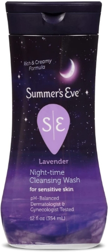 Picture of Dung dịch vệ sinh phụ nữ summer's eve feminine night-time cleansing wash, lavender, 354ml