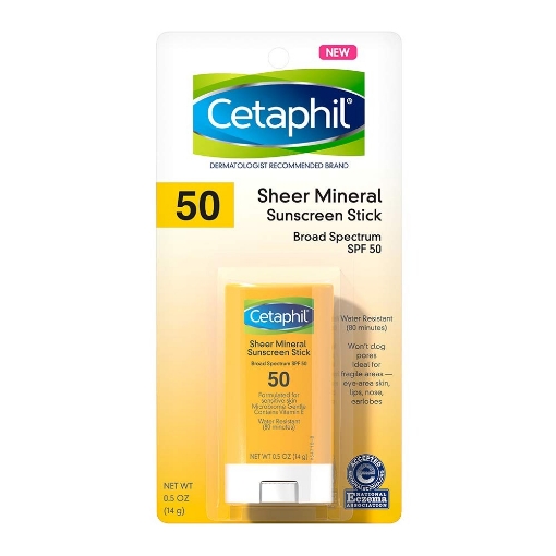 Picture of Kem chống nắng dành cho da nhạy cảm cetaphil sheer mineral sunscreen stick for face & body spf 50