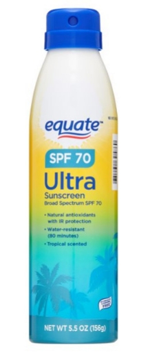 Picture of Xịt chống nắng equate ultra protection broad spectrum sunscreen spray - spf 70