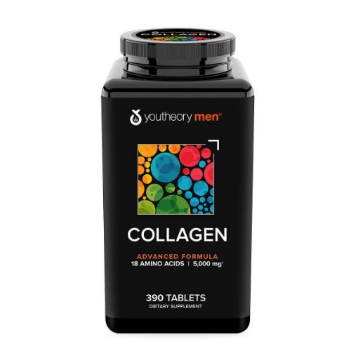 Picture of Viên uống chống lão hóa dành cho nam youtheory men’s collagen advanced formula type 1-2-3, 390 viên