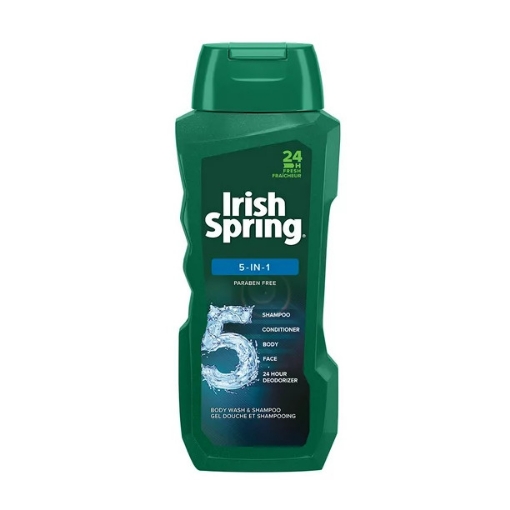 Picture of Sữa tắm gội và rửa mặt và rửa mặt 5 in 1 irish spring, 18 oz