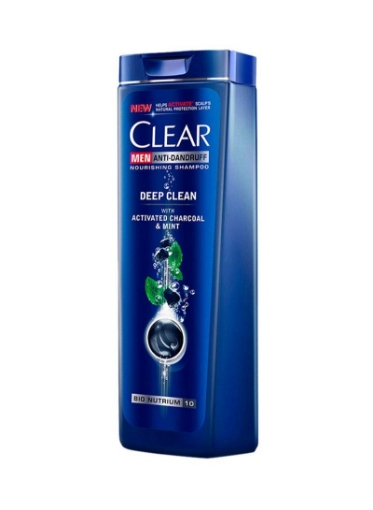 Picture of Dầu gội trị gàu, sạch sâu dành cho nam clear shampoo anti dandruff deep clean activated charcoal and mint