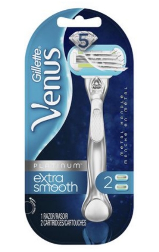 Picture of Dao cạo dành cho nữ gillette venus platinum extra smooth metal handle women's razor