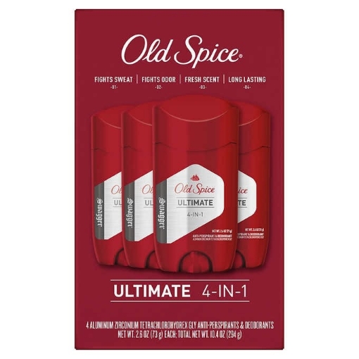 Picture of Lăn khử mùi old spice ultimate 4-in-1 anti-perspirant deodorant - swagger, 4 pack