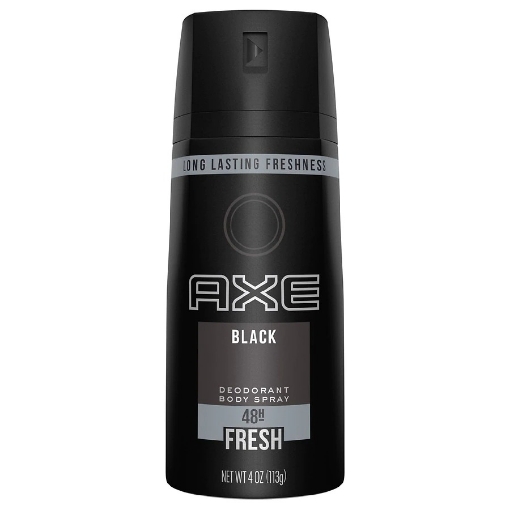 Picture of Xịt khử mùi toàn thân dành cho nam axe deodorant body spray, black, 113g