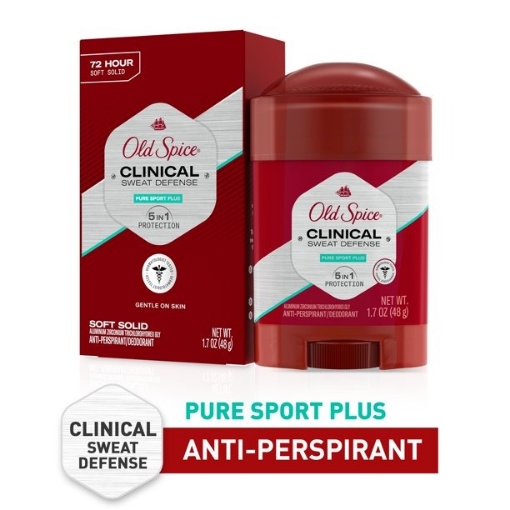 Picture of Lăn khử mùi 5 trong 1 old spice clinical sweat defense pure sport plus deodorant