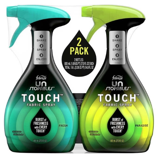 Picture of Xịt thơm khử mùi quần áo febreze unstopables touch fabric spray, variety pack