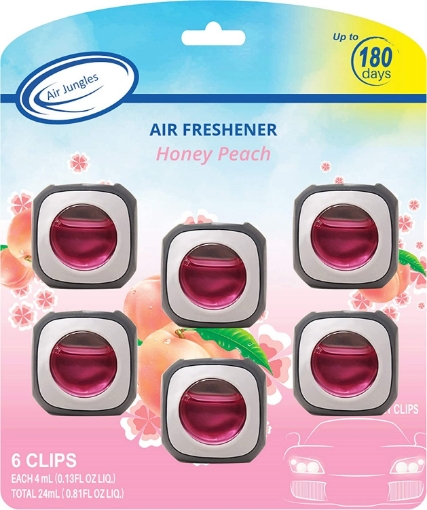 Picture of Nước hoa xe hơi air jungles honey peach scent car air freshener clip