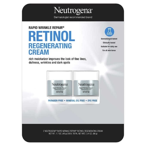 Picture of Kem dưỡng tái tạo da chống lão hóa neutrogena rapid wrinkle repair cream, 2 pack