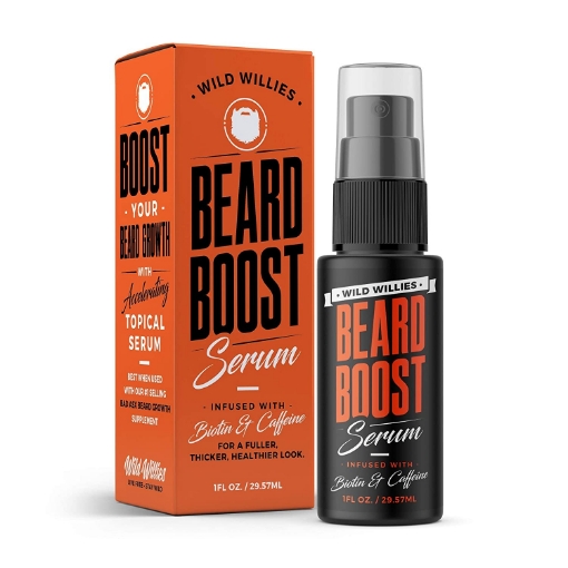 Picture of Serum kích thích mọc râu quai nón wild willies beard boost serum infused with biotin & caffeine