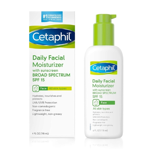 Picture of Kem dưỡng ẩm không nhờn chống nắng cetaphil daily facial moisturizer with sunscreen broad spectrum spf 15
