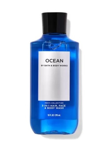 Picture of Sữa tắm gội rửa mặt dành cho nam bath & body works ocean 3-in-1 hair, face & body wash