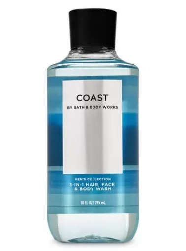 Picture of Sữa tắm gội rửa mặt dành cho nam bath & body works coast 3-in-1 hair, face & body wash