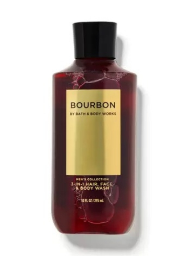 Picture of Sữa tắm gội rửa mặt dành cho nam bath & body works bourbon 3-in-1 hair, face & body wash