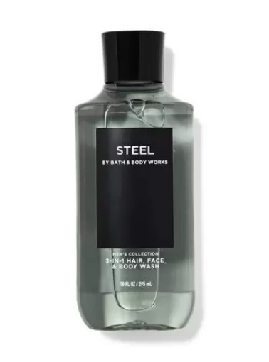 Picture of Sữa tắm gội rửa mặt dành cho nam bath & body works steel 3-in-1 hair, face & body wash