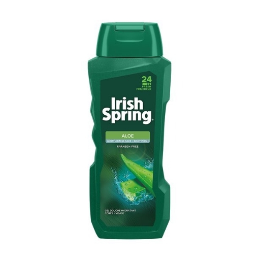 Picture of Sữa tắm + rửa mặt dưỡng ẩm dành cho nam irish spring men's moisturizing face & body wash, aloe